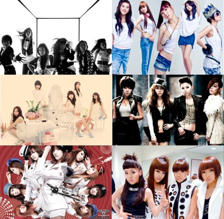 Fun fact of Kpop: Your female idols ranked in order of age? Girlgroups2009