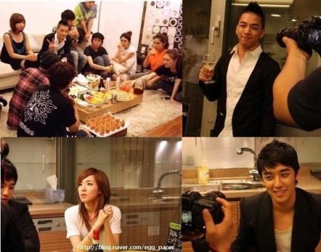 YG Family members gather to congratulate TaeYang  1
